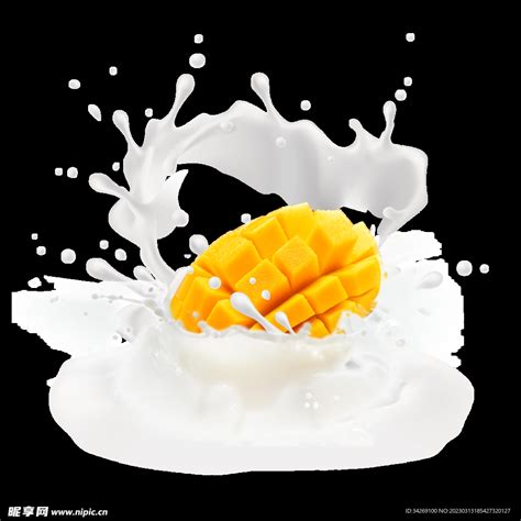 芒果牛奶设计图__VI设计_广告设计_设计图库_昵图网nipic.com