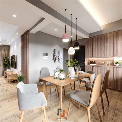 简约北欧客餐厅|空间|室内设计|室内设计盈盈 - 原创作品 - 站酷 (ZCOOL)