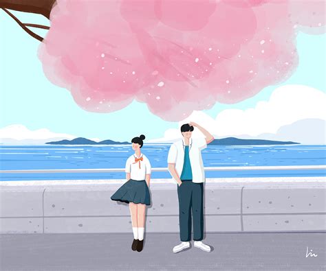 甜甜恋爱季节|插画|插画习作|xLIN_ - 原创作品 - 站酷 (ZCOOL)