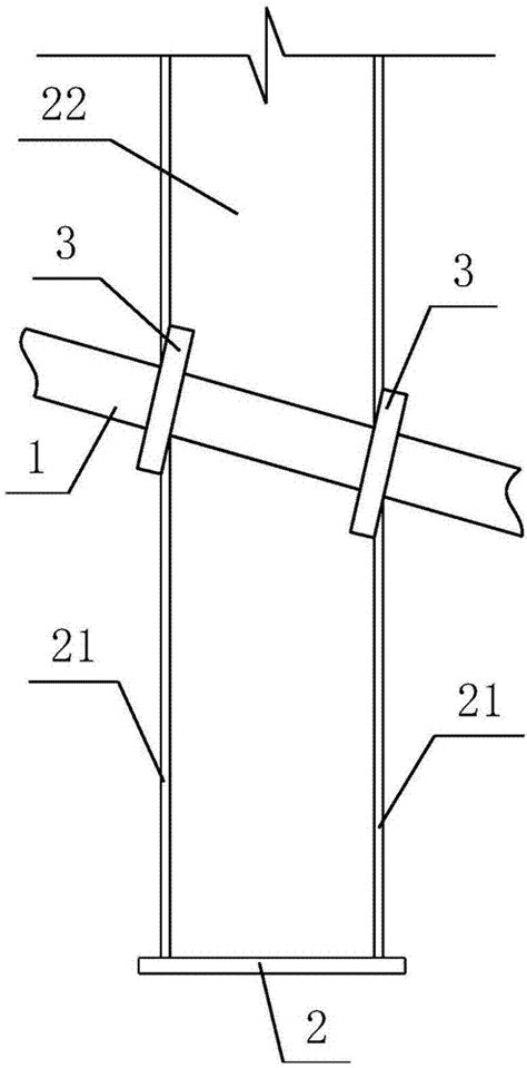 一种隧道锁脚锚管角度控制及连接装置的制作方法