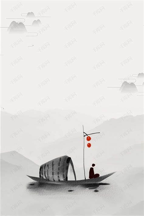 大型中国风禅意意境水墨山水画设计图__家居设计_环境设计_设计图库_昵图网nipic.com