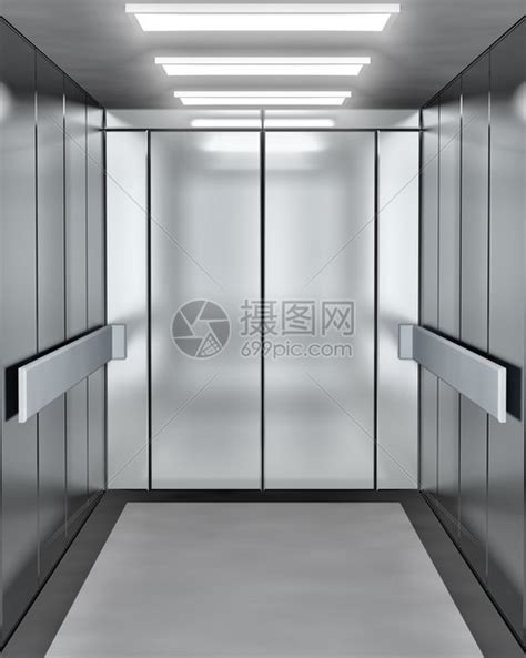 现代电梯与打开的门图片素材-正版创意图片502467222-摄图网