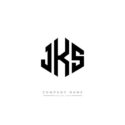 JKS letter logo design with polygon shape. JKS polygon and cube shape ...