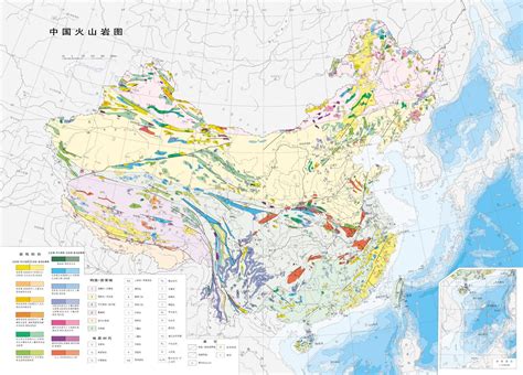 中国火山分布图图片