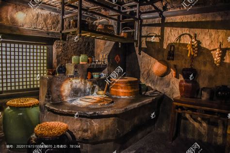 古代厨房,传统文化,文化艺术,摄影素材,汇图网www.huitu.com