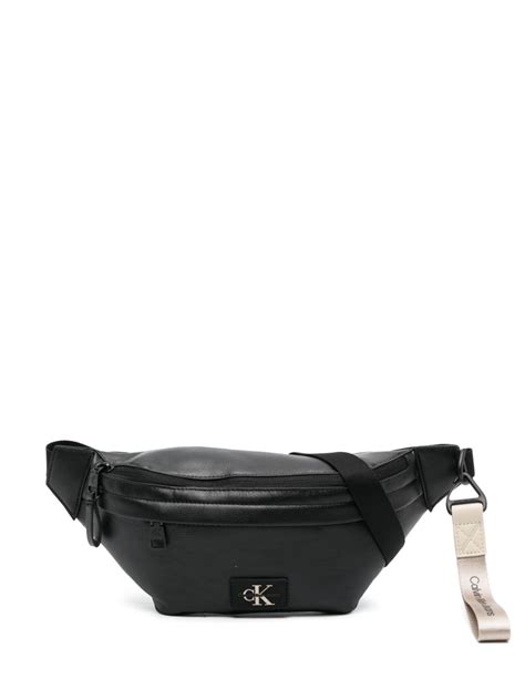 Calvin Klein Jeans logo-tag Leather Belt Bag - Farfetch