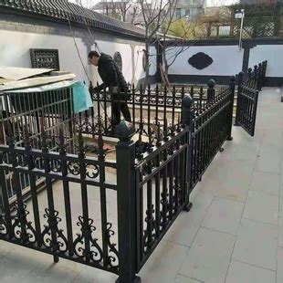 别墅阳台中式铝合金围栏-汉仁铝艺