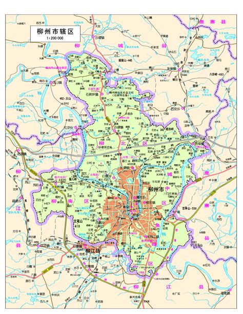柳州2025城市规划图,柳州规划2030,柳州鱼峰区2020规划图_大山谷图库