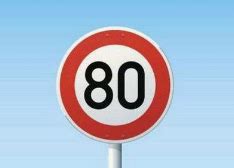 高速路上面写的白色数字是什么意思 就写的80是什么意思-百度经验