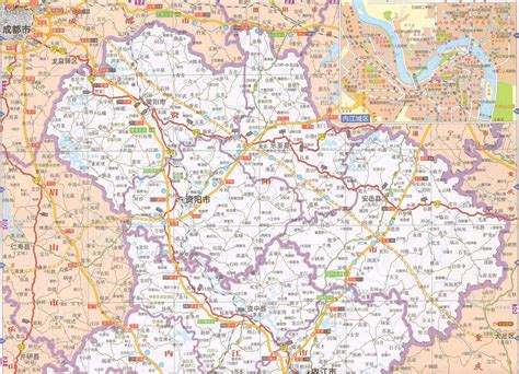 资阳市交通地图 - 中国地图全图 - 地理教师网