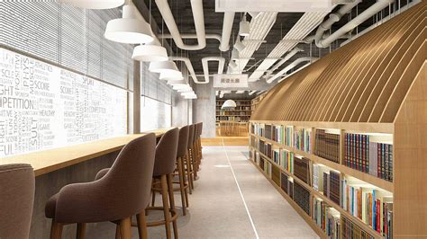 世界出版社咖啡书屋店设计装修-东方日成餐饮设计