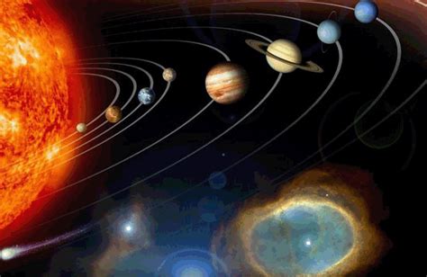 太阳系,三维图形,太阳,行星,星系,水平画幅,星星,轨道运行,土星,月亮设计模板,汇图网www.huitu.com