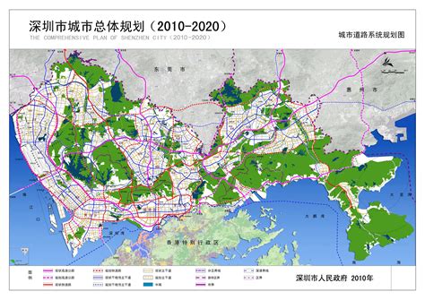 深圳区域图图片