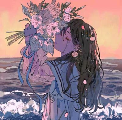 优美头像温柔女生卡通