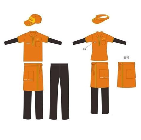 工作服制服款式-职业设计-CFW服装设计