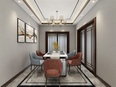 新中式茶餐厅 - 效果图交流区-建E室内设计网