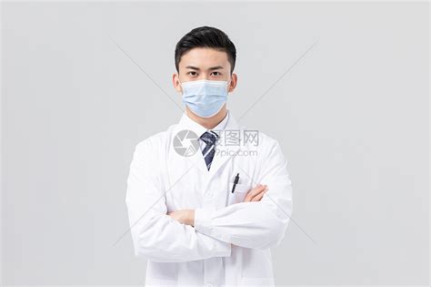 戴口罩戴男性医生形象高清图片下载-正版图片501598122-摄图网