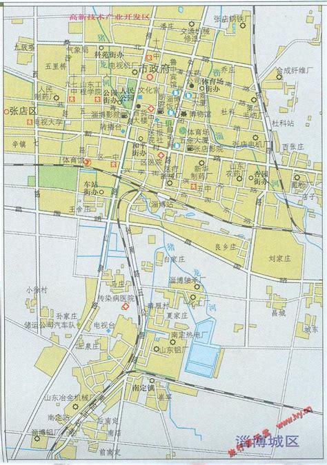 淄博市各区县：张店区人口最多GDP第一，沂源县面积最大