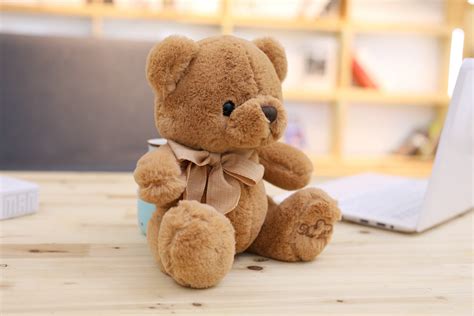 巴塞罗熊小熊公仔毛绒玩具泰迪熊超软玩偶安抚布娃娃萌女生日礼物-阿里巴巴