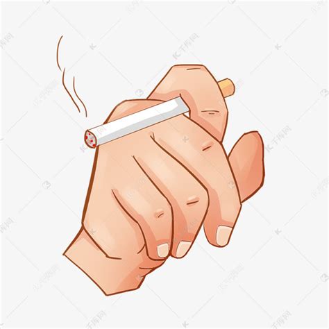 手拿香烟手势素材图片免费下载-千库网