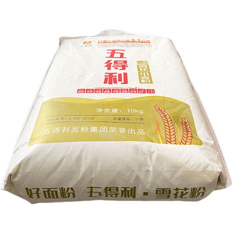[小麦粉批发]五得利五星特精小麦粉5kg馒头包子饺子凉皮家用高筋面粉10斤价格26.8元/袋 - 惠农网