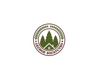 FOREST RICHES林业公司标志Logo设计含义，品牌策划vi设计介绍
