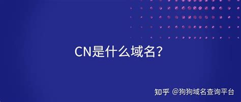 CN是什么域名？ - 知乎