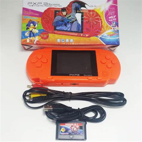 PXP3 16位儿童掌上游戏机PVP PSP游戏机自带游戏怀旧游戏-阿里巴巴