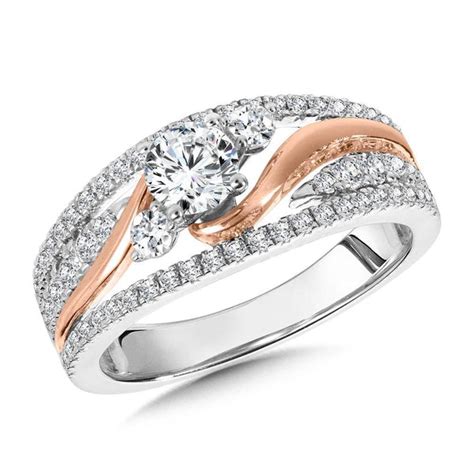 birmingham-jewelry-two-tone-wide-three-stone-bypass-diamond-engagement ...