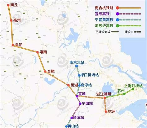 这个高铁建成通车后，泾县到上海只需一小时_苏湖