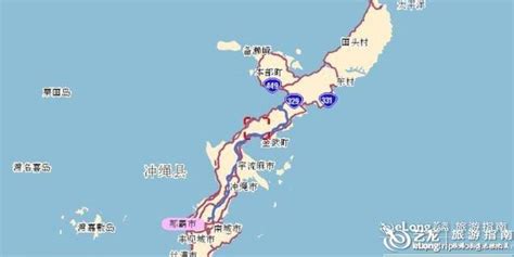 冲绳地图图片
