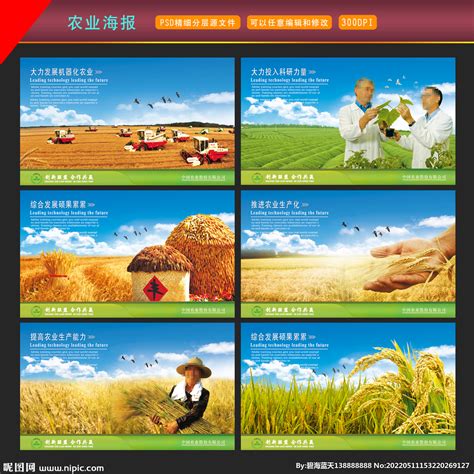 农业展板设计图__海报设计_广告设计_设计图库_昵图网nipic.com