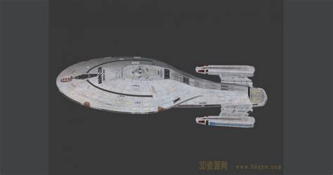 航海家号无畏级星舰 Voyage号星舰 科幻战舰- 3D资源网-国内最丰富的3D模型资源分享交流平台
