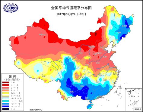 读中国年平均气温分布图，寻找中国全年平均气温最高和最低的地方_地区