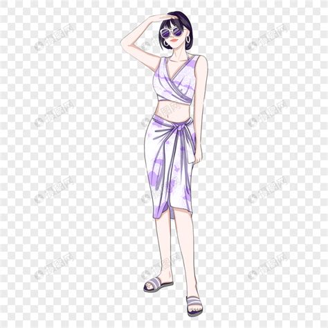 怎么穿泳衣甜美女生头像