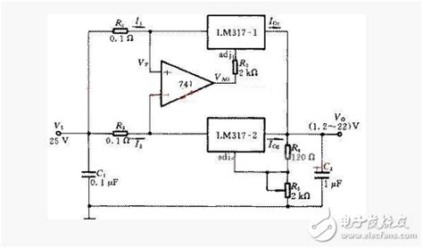 LM317扩流电路原理图与仿真 - 电源论坛