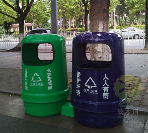 玻璃钢户外街道垃圾桶图片-环卫垃圾桶网