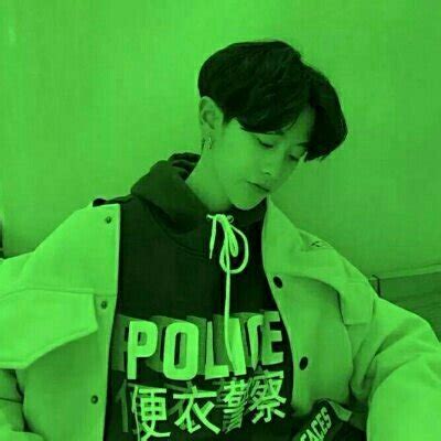 qq绿色头像非主流