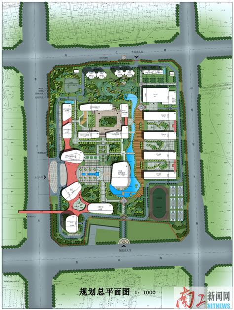 (图)我校东校区规划设计方案敲定-南阳理工学院基建处