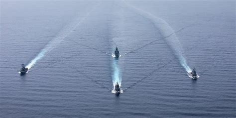 美日澳加舰队在南海集结，目标直指中国战略核潜艇_凤凰网