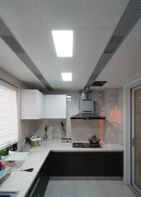 厨房吊顶灯带的做法 厨房吊顶灯带效果图