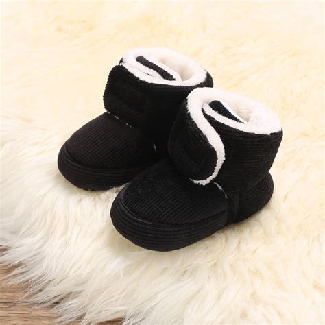 秋冬季棉鞋加绒雪地靴0-1岁男女宝宝保暖婴儿鞋软底鞋子学步鞋-阿里巴巴