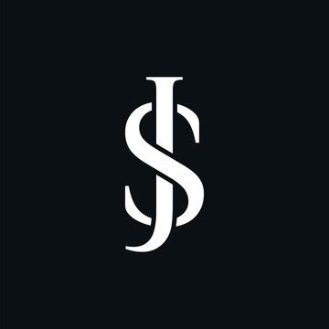 Monogram JS Logo Design By Vectorseller | TheHungryJPEG