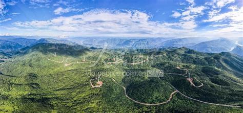 重庆巫山：高山风力发电助力乡村绿色发展-人民图片网