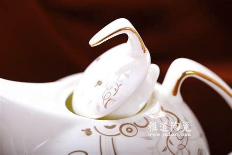 景德镇欧式陶瓷咖啡具方型醉美人 - 雅道陶瓷网