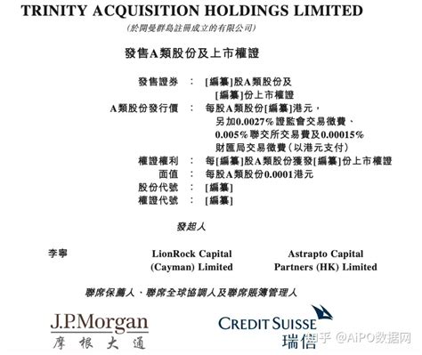 香港SPAC上市：李宁发起的特殊目的收购公司Trinity递表港交所 - 知乎