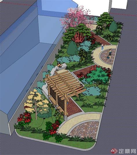 工业园区小游园景观设计_别墅花园设计-屋顶花园设计-园林景观设计工程去找筑意景观设计