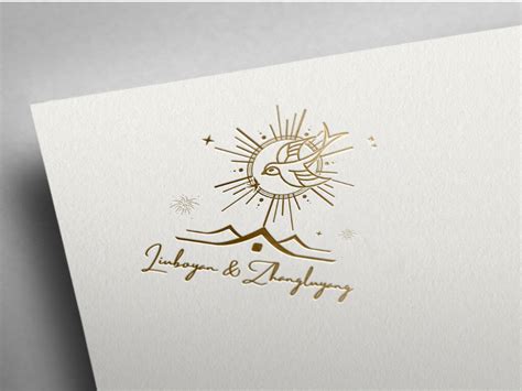 （logo）婚礼logo-太阳与燕子_是温暖的暖-站酷ZCOOL