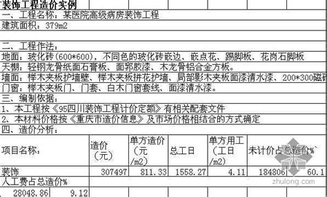 装饰工程造价分析_2023年装饰工程造价分析资料下载_筑龙学社