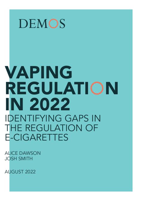 2022年的电子烟监管：确定电子烟监管中的差距（英）